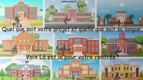 Voix Là la rentrée des voix off voix off du monde entier
