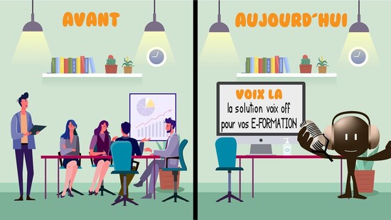 voix off e-learning avec voix la